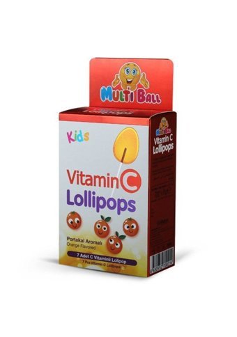 Multiball Vitamin C Portakal Yetişkin 7 Adet