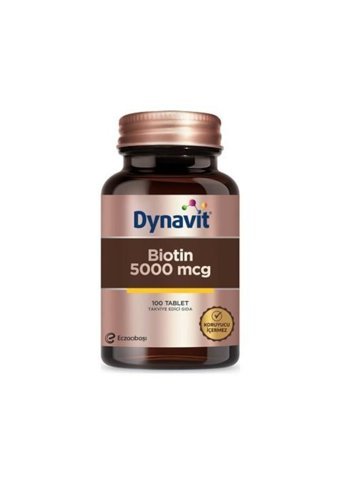Eczacıbaşı Biotin 5000 Mcg Yetişkin Mineral 100 Adet