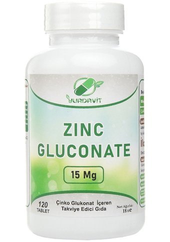 Yurdavit Selenium-Zinc Gluconate Yetişkin Mineral 2x120 Adet