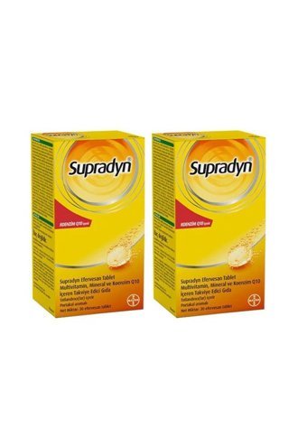 Supradyn Koenzim Q10 Portakallı Yetişkin Mineral 2x30 Adet