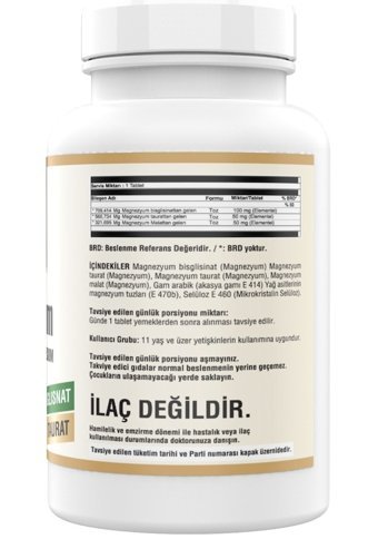 Ncs Calcium Magnesium Zınc Yetişkin Mineral 180 Adet
