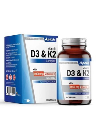Apexis D3K2 Yetişkin 30 Adet