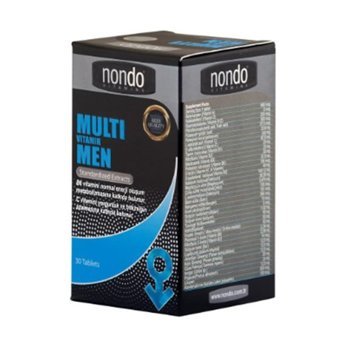 Nondo Multivitamin Men Yetişkin 30 Adet