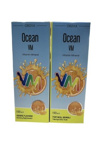 Ocean Vm Portakal Çocuk Yetişkin Mineral 2x150 ml