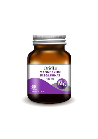 Onvita Magnezyum Bisglisinat Yetişkin Mineral 60 Adet
