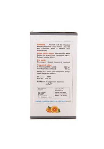 Natvitday Vitamin C Yetişkin 60 Adet