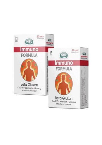 Nbl Immuno Formula Yetişkin Mineral 2x30 Adet