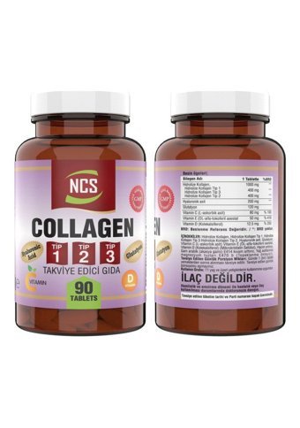 Ncs Kollajen Tip 1-2 -3 Vitamin C Yetişkin 90 Adet+20 ml + Ncs Vitamin D3 K2