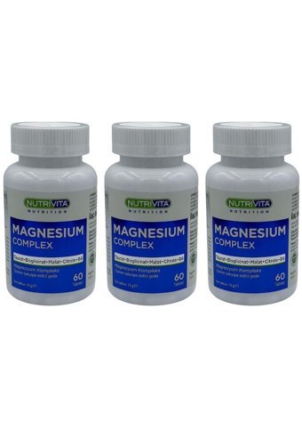 Nutrivita Nutrition Magnesium Complex Yetişkin 3x60 Adet