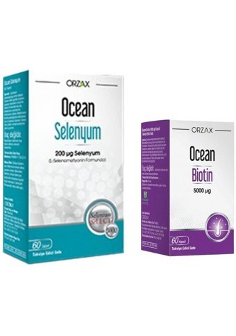 Ocean Selenyum+Biotin Yetişkin Mineral 2x60 Adet