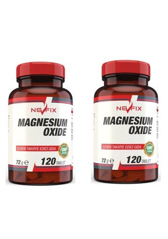 Nevfix Magnesium Oxide Yetişkin Mineral 2x120 Adet