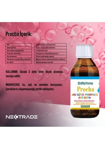 Aksu Vital Shiffa Home Procba Narlı Çocuk Vitamin Mineral 100 ml
