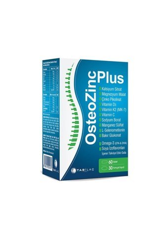 Tabilaç Osteozinc Plus Yetişkin Mineral 90 Adet