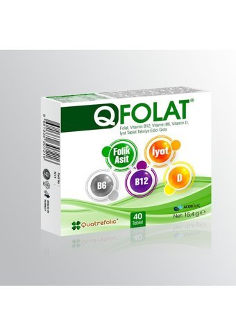 Qfolat Yetişkin Mineral 40 Adet