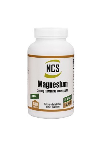 Ncs Magnesium Malat Glisinat Taurat Yetişkin Mineral 3x180 Adet