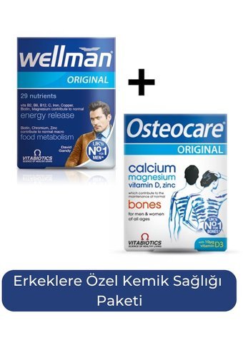 Vitabiotics Osteocare-Wellman Yetişkin Mineral 30 Adet