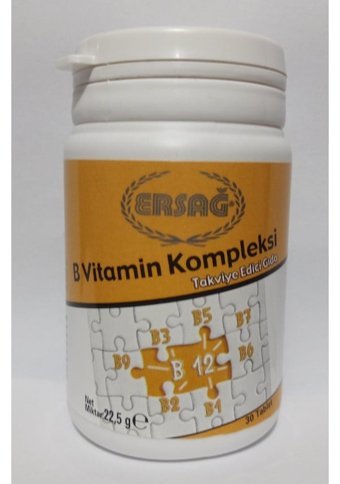 Ersağ B Vitamin Kompleksi Yetişkin 30 Adet