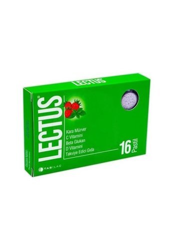 Lectus Karamürver C Vitamini Betaglukan D Vitamini Karamürver Yetişkin 16 Adet