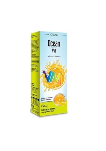 Ocean Vm Portakal Çocuk Yetişkin Mineral 3x150 ml