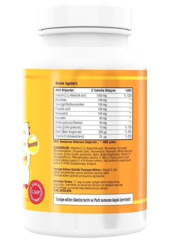 Ncs Vitamin C Çinko Propolis Propolis Yetişkin 180 Adet