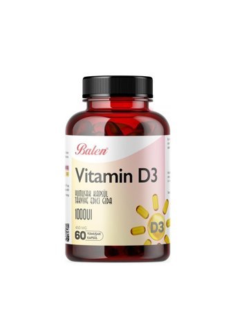 Balen Vitamin D3 Yetişkin 3x60 Adet