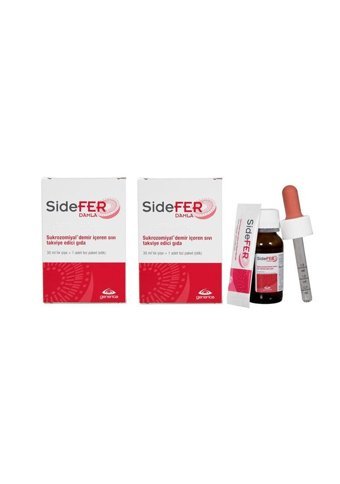 Sidefer Sukrozomiyal Yetişkin Mineral 2x30 Adet