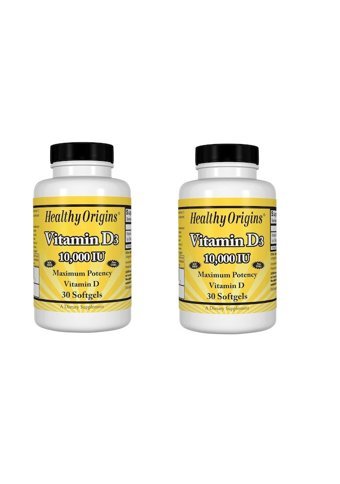 Healthy Origins Vitamin D3 Yetişkin 2x30 Adet