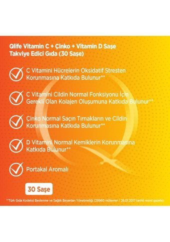 Qlife Vitamin C Çocuk Yetişkin 30 Adet
