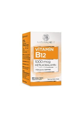 Naturalnest Vitamin B12 Yetişkin 4x60 Adet