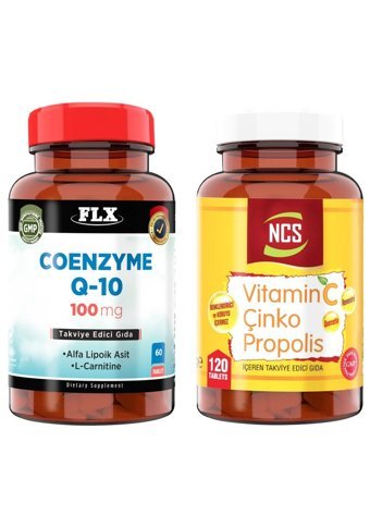 Flx Coenzyme Q 10 Afrika Sardunyası Turunçgil Yetişkin 60 Adet