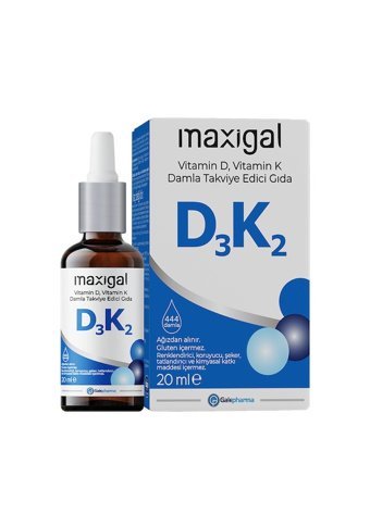 Galepharma Maxigal D3K2 Yetişkin Mineral 20 ml