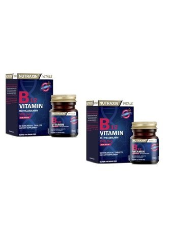 Nutraxin B12 Vitamin Kiraz Yetişkin 2x60 Adet