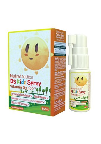Nutramedica Vitamin D3 Çilek Karpuz Yetişkin 20 ml