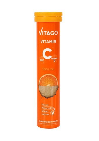 Vitago Vitamin C Portakallı Yetişkin 20 Adet