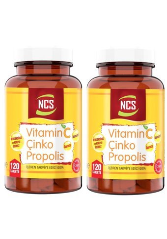Ncs Vitamin C Çinko Propolis Propolis Yetişkin 2x120 Adet