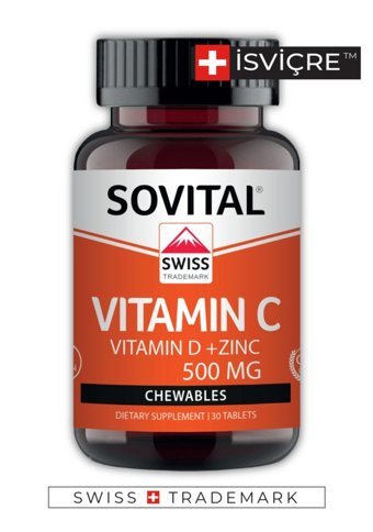 Sovital Vitamin C Yetişkin 30 Adet