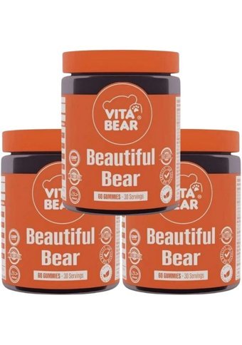 Vita Bear Beautiful Bear Portakallı Yetişkin 3x60 Adet