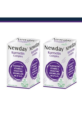 Newday Kuersetin Complex Yetişkin Mineral 2x60 Adet