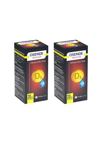 Osende Vitamin D3 Yetişkin 2x20 Adet