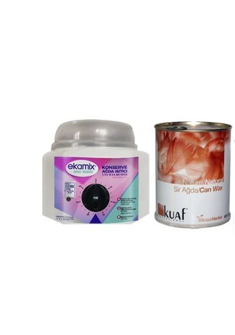 Kuaf 1+1 Kazanlı Ağda Makinesi + Naturel Sir Ağda
