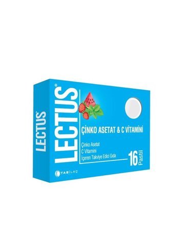 Tabilaç Lectus Çilek Karpuz Nane Yetişkin 16 Adet