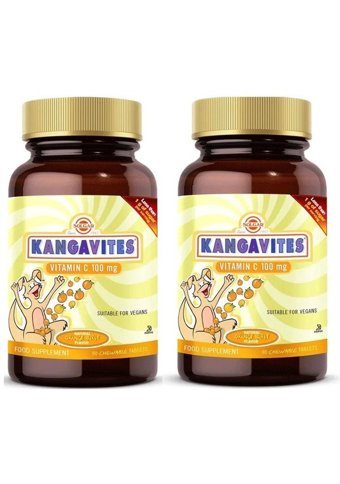 Solgar Vitamin C Portakallı Yetişkin 2x90 Adet