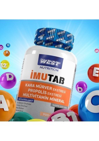 West Nutrition İmutab Bitkisel Kara Mürver Yetişkin Mineral 30 Adet