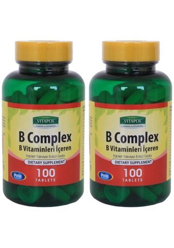 Vitapol B Complex Yetişkin 2x100 Adet