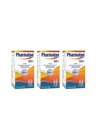 Pharmaton 50 Plus Yetişkin Mineral 3x30 Adet