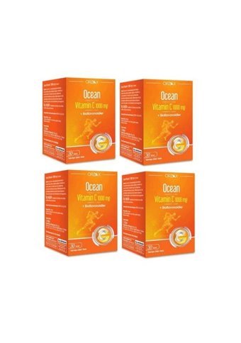 Ocean Vitamin C Portakallı Yetişkin 4x30 Adet