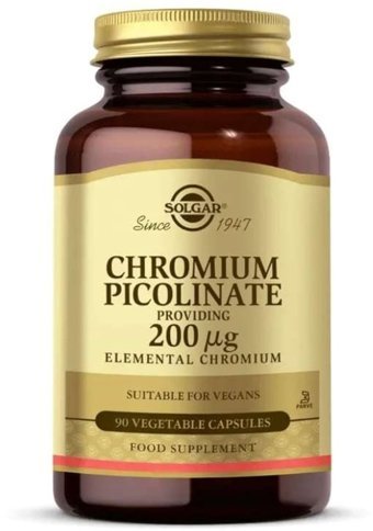 Solgar Chromium Picolinate Yetişkin Mineral 3x90 Adet