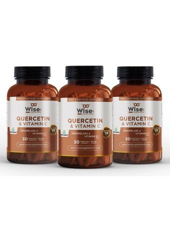Wiselab Quercetin Vitamin C Yetişkin 3x30 Adet