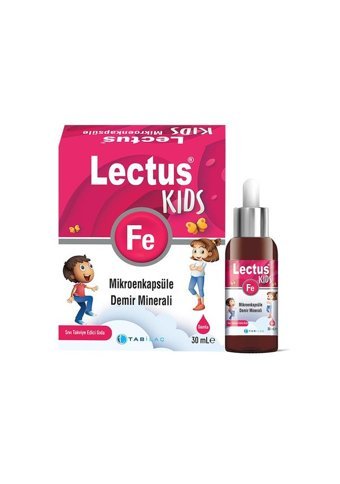 Lectus Mikroenkapsule Demir Çocuk Vitamin Mineral 30 ml