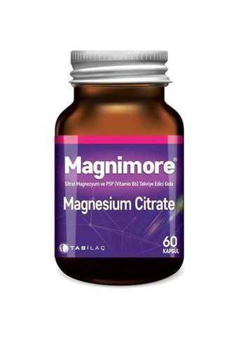 Magnimore Magnesium Citrate Yetişkin Mineral 60 Adet